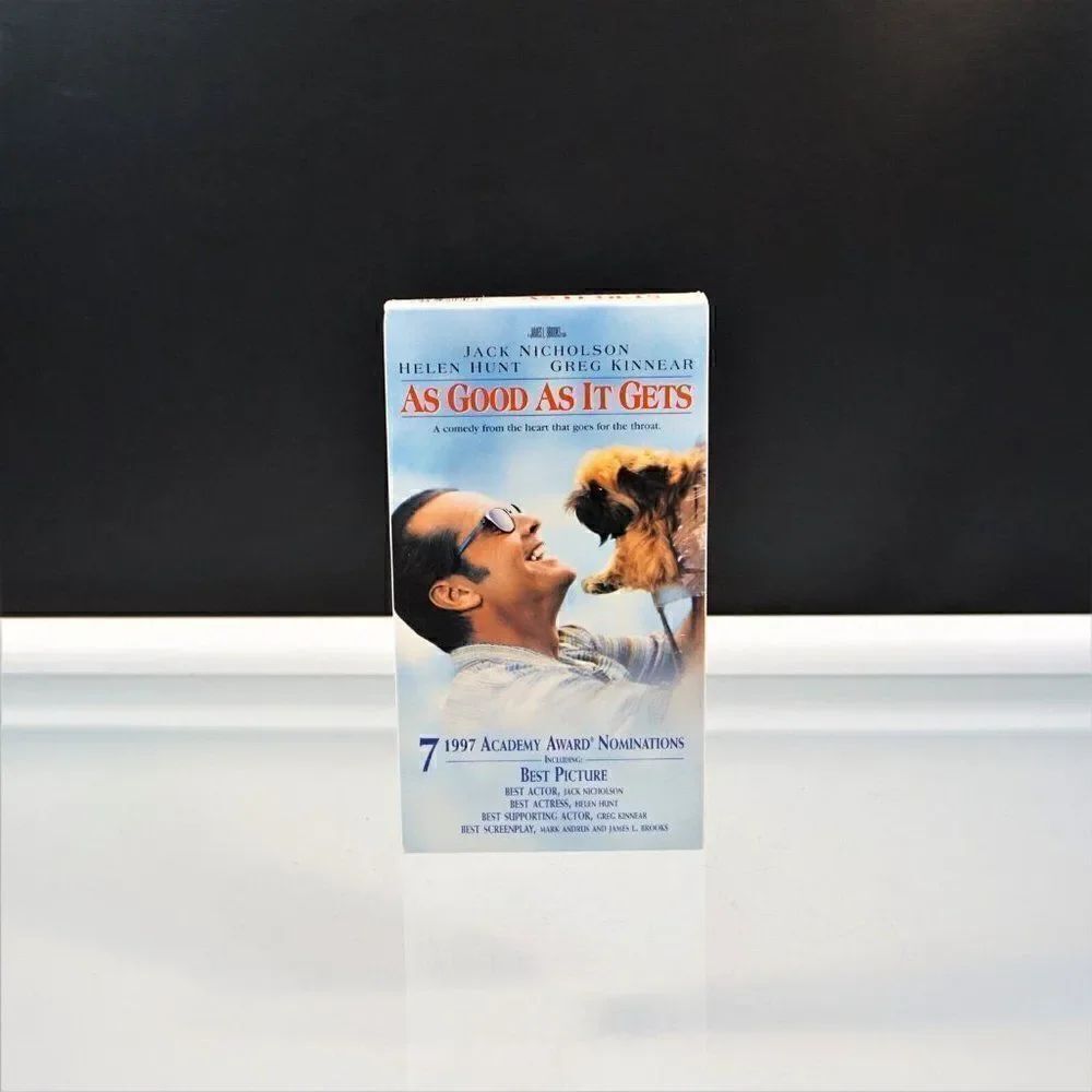 As Good as It Gets VHS 1998 Movie Jack Nicholson Helen Hunt